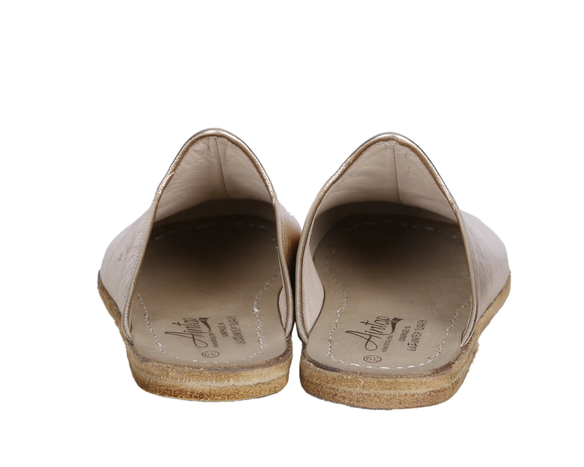 Bright Barefoot Regular Sandals Shoes – Classic Sole — Leather Sole – Gold