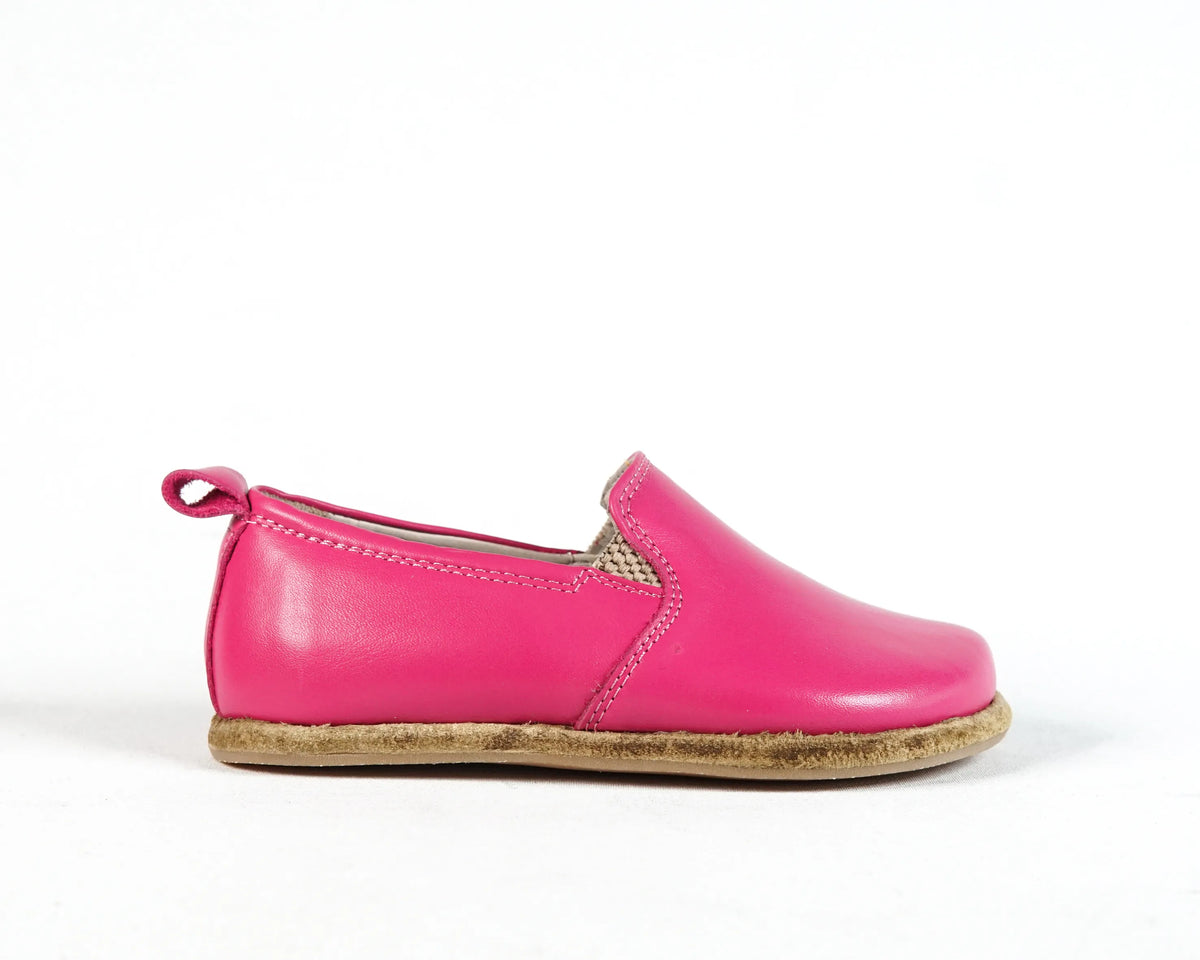 Smooth Barefoot Ballet Shoes – Classic Sole — Leather Sole – Fuscia