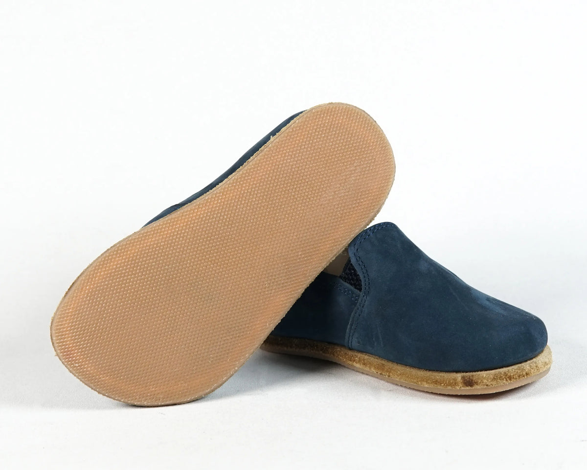 Nubuck Barefoot Ballet Shoes – Classic Sole — Leather Sole – Jeans
