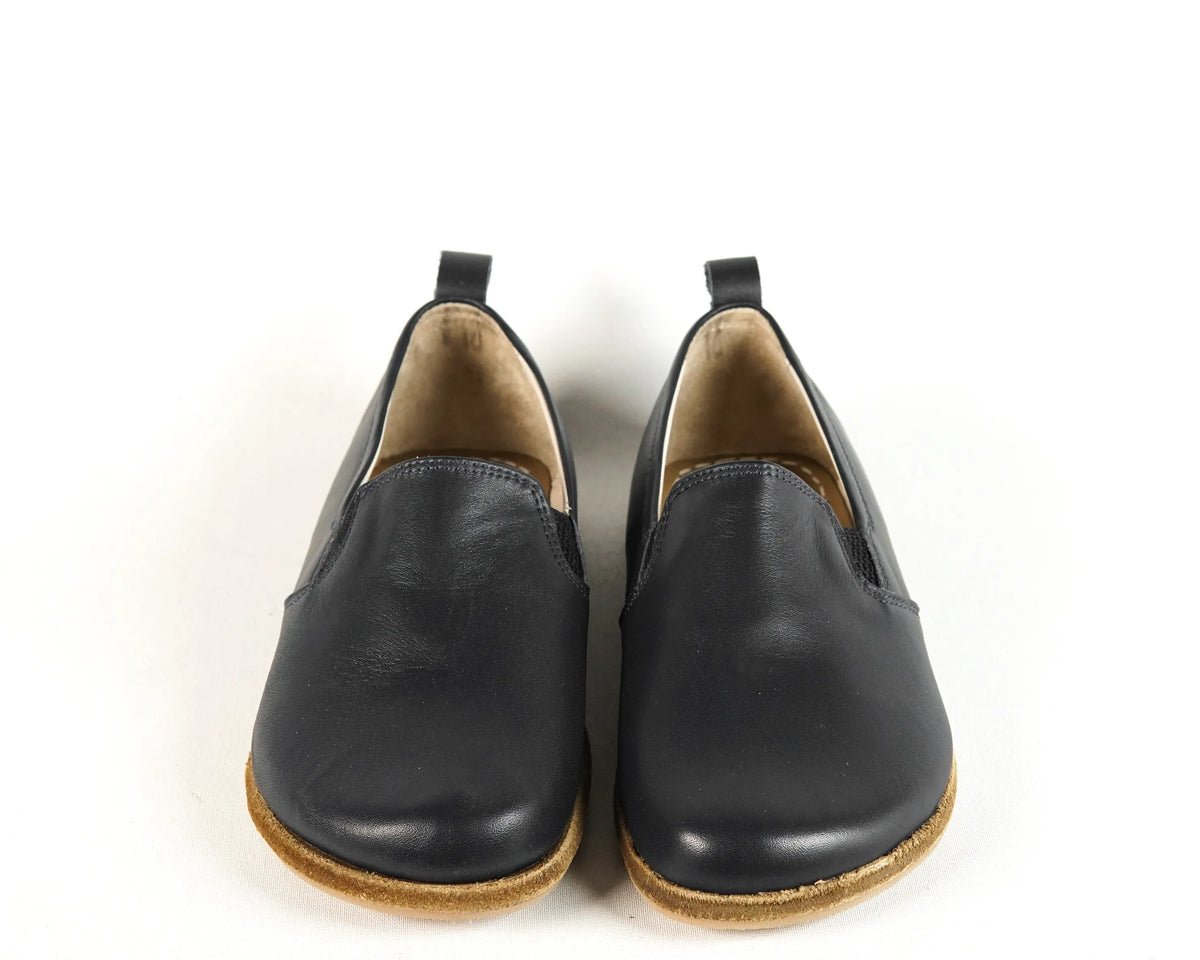 Smooth Barefoot Ballet Shoes – Classic Sole — Leather Sole – Black