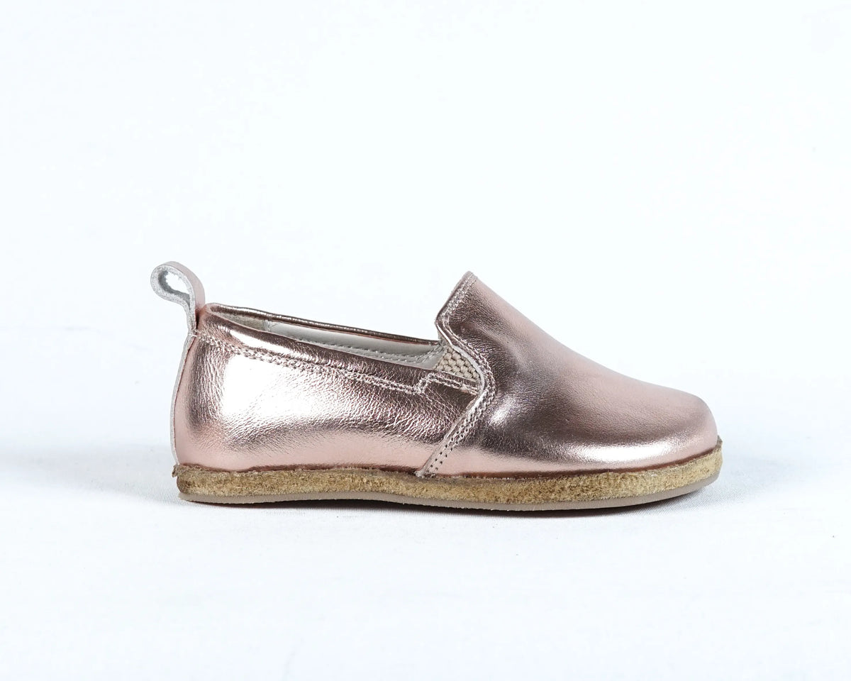 Bright Barefoot Ballet Shoes – Classic Sole — Leather Sole – Rose Gold