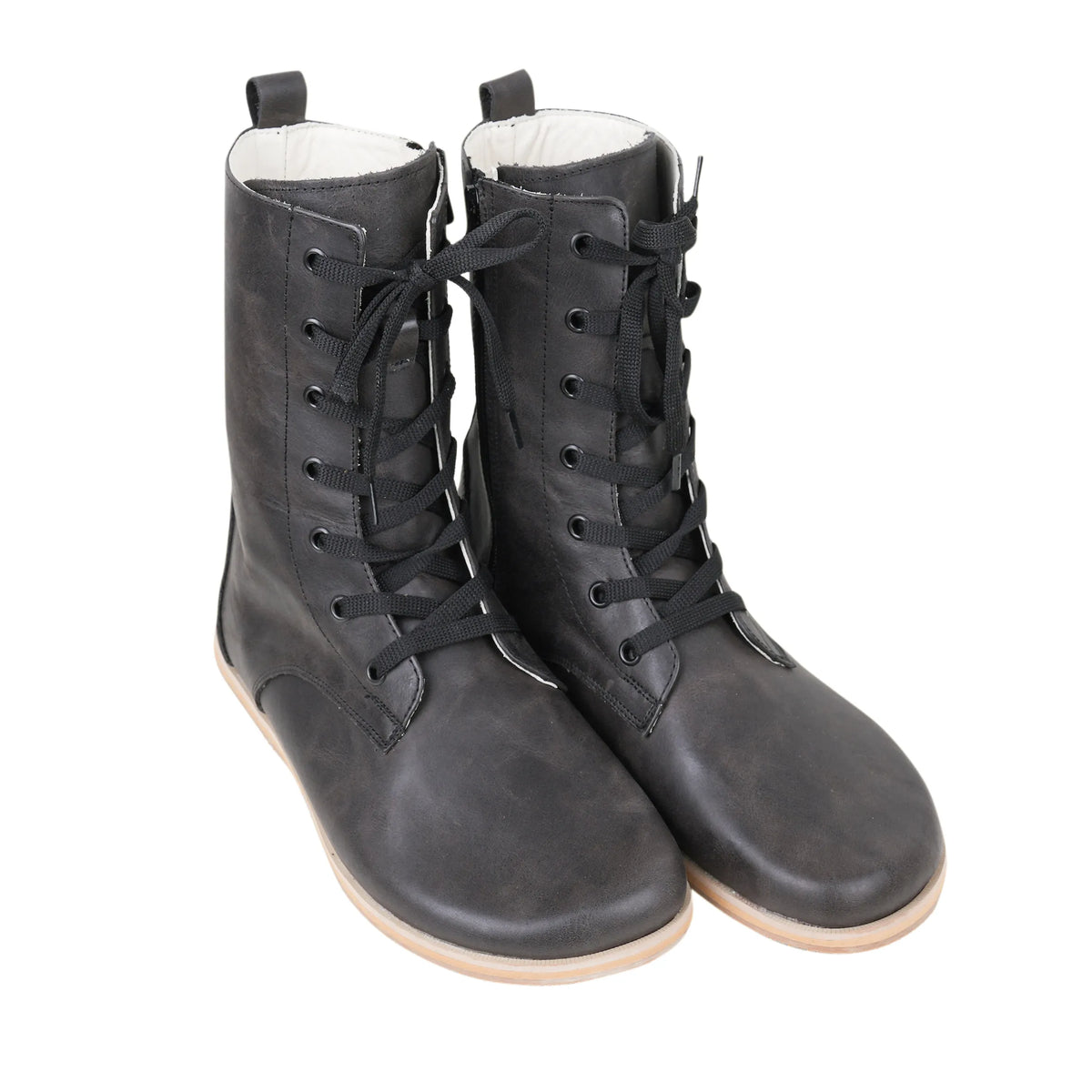 Crazy Barefoot Long Boots Shoes – Eva Outsole – Black
