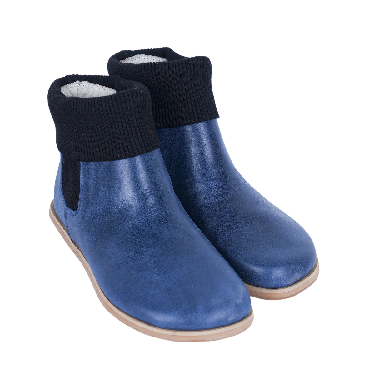 Crazy Barefoot Socks Chelsea Shoes – Eva Outsole – Navy Blue