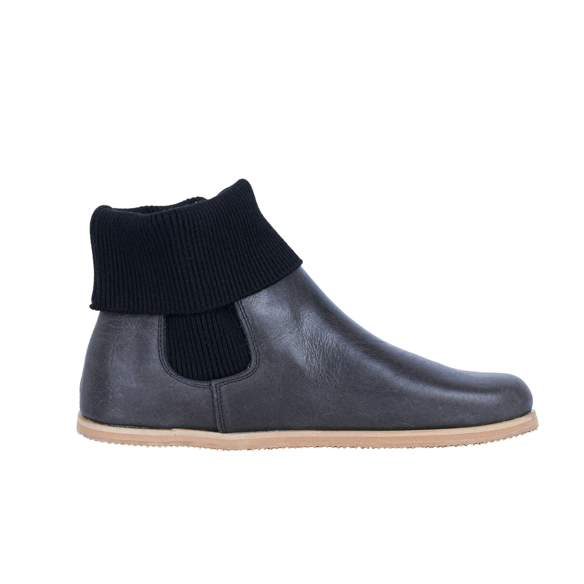 Crazy Barefoot Socks Chelsea Shoes – Eva Outsole – Black