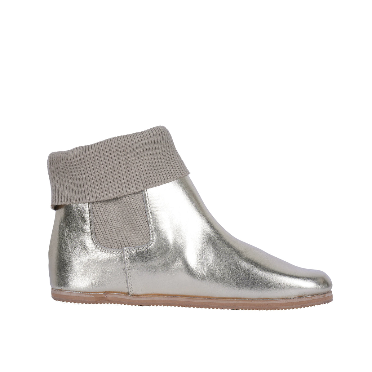Bright Barefoot Socks Chelsea Shoes – Eva Outsole – Gold