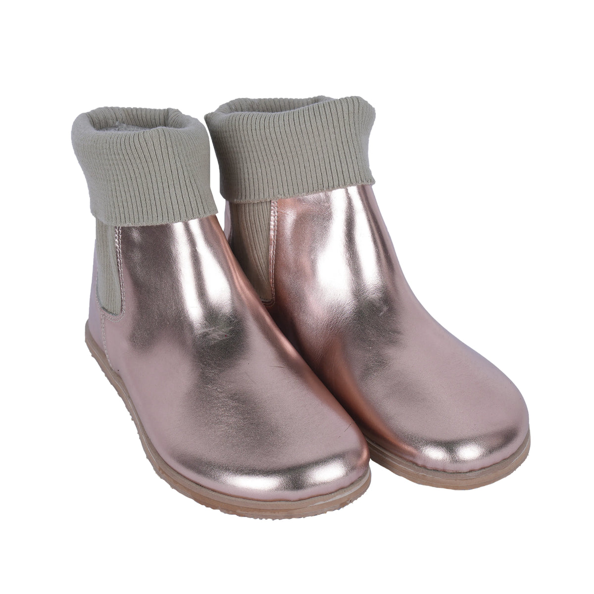 Bright Barefoot Socks Chelsea Shoes – Eva Outsole – Rose
