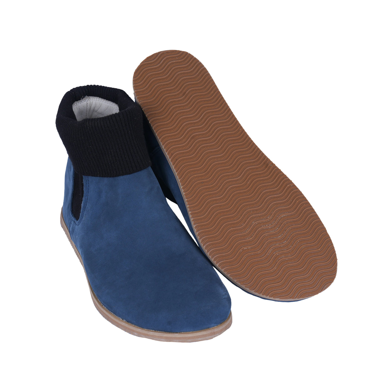 Nubuck Barefoot Socks Chelsea Shoes – Eva Outsole – Jeans