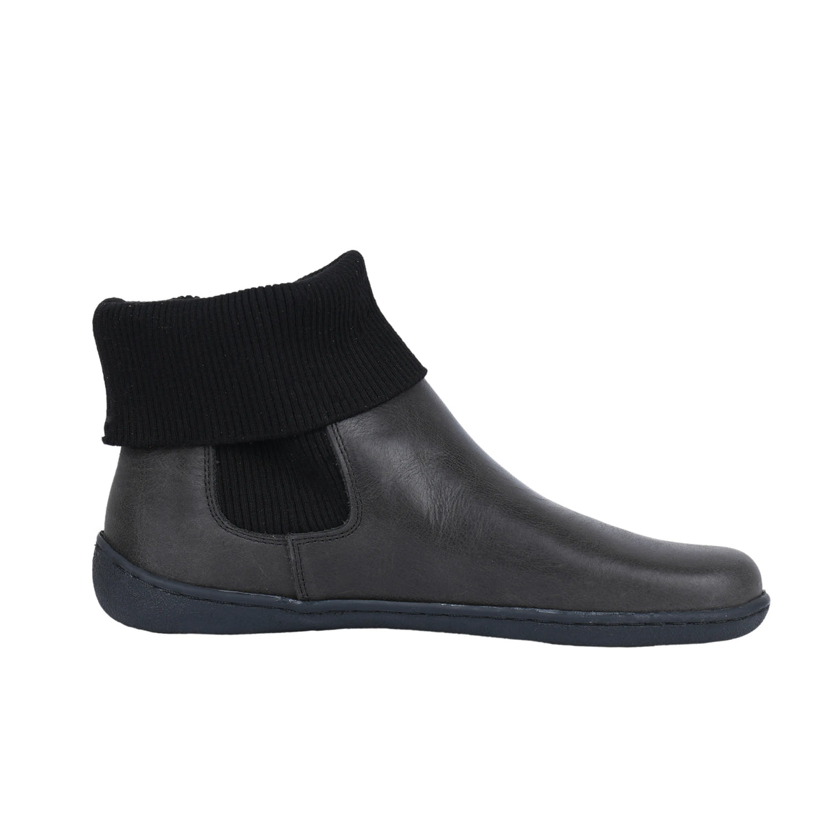 Crazy Barefoot Socks Chelsea Shoes – 6mm Rubber Sole – Black
