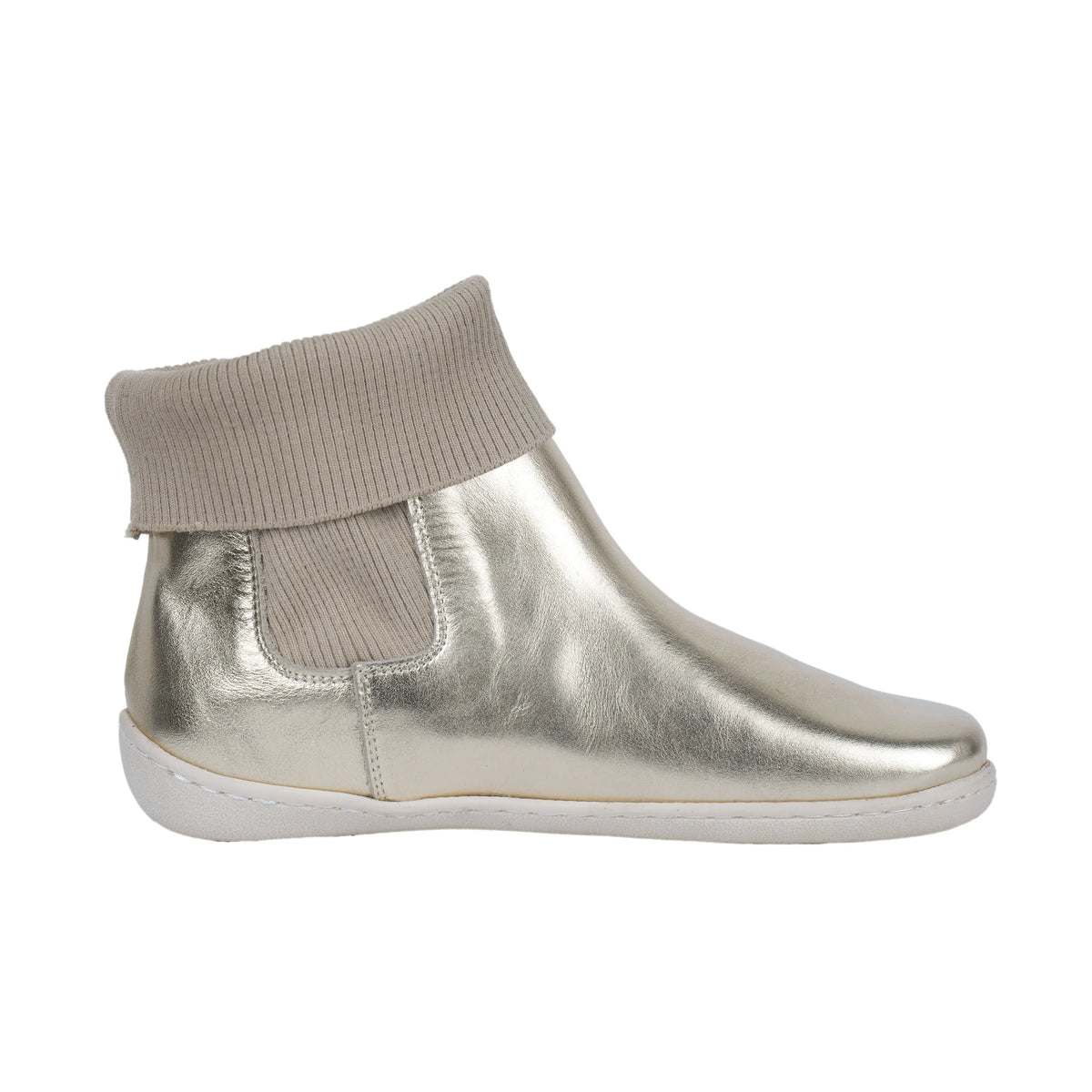 Bright Barefoot Socks Chelsea Shoes – 6mm Rubber Sole – Gold