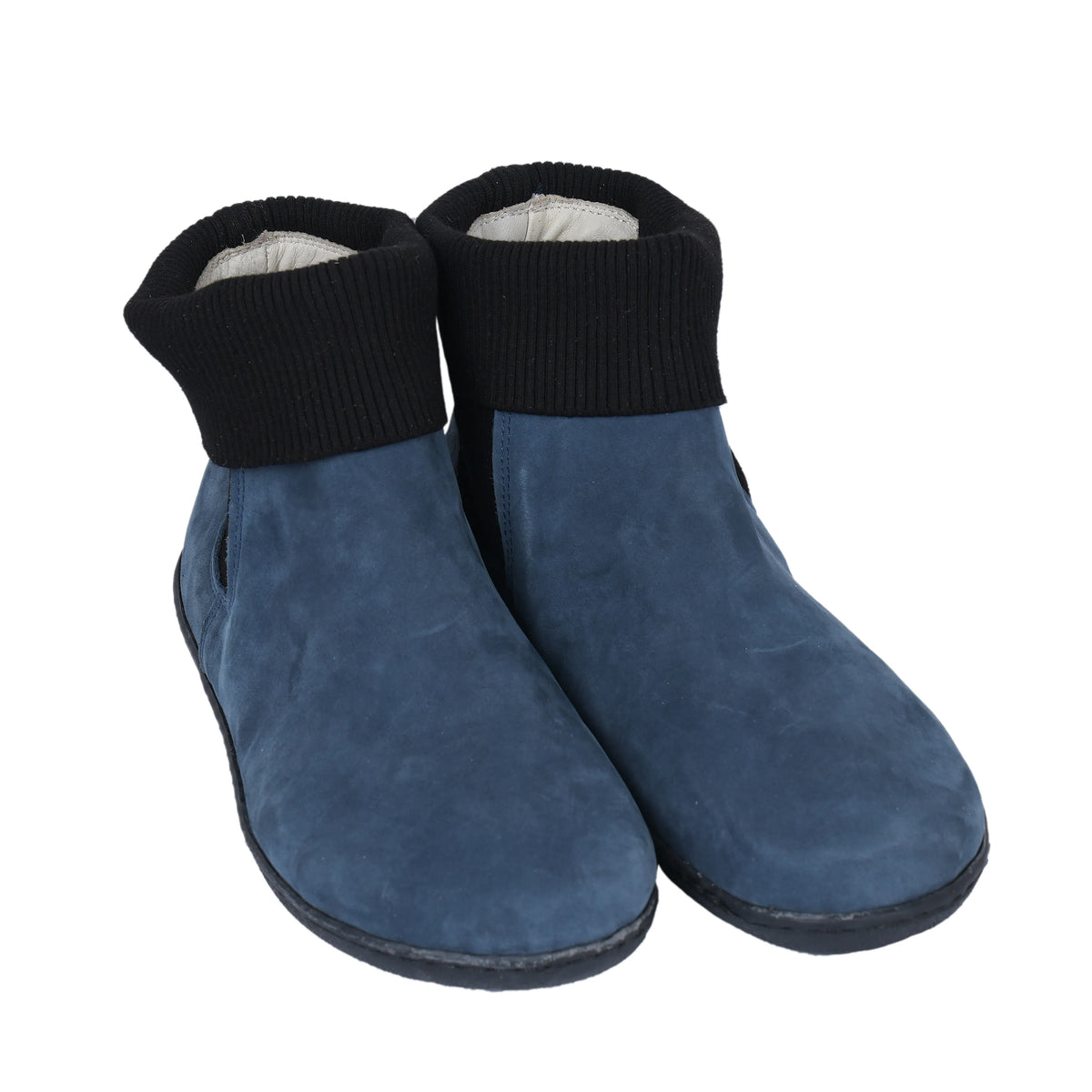 Nubuck Barefoot Socks Chelsea Shoes – 6mm Rubber Sole – Jeans