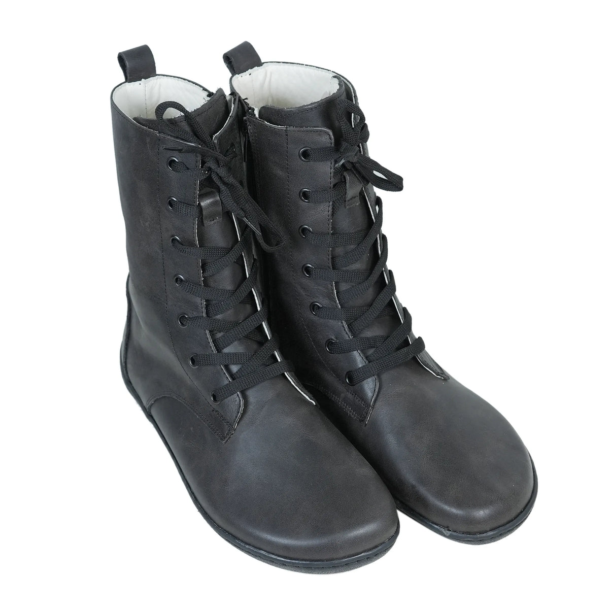Crazy Barefoot Long Boots Shoes – 6mm Rubber Sole – Black