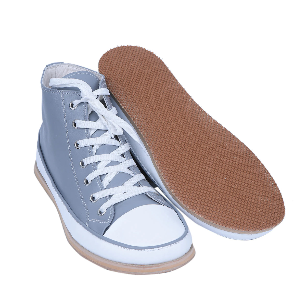 Smooth Barefoot Long Boots Converse Shoes – Eva Outsole – Gray