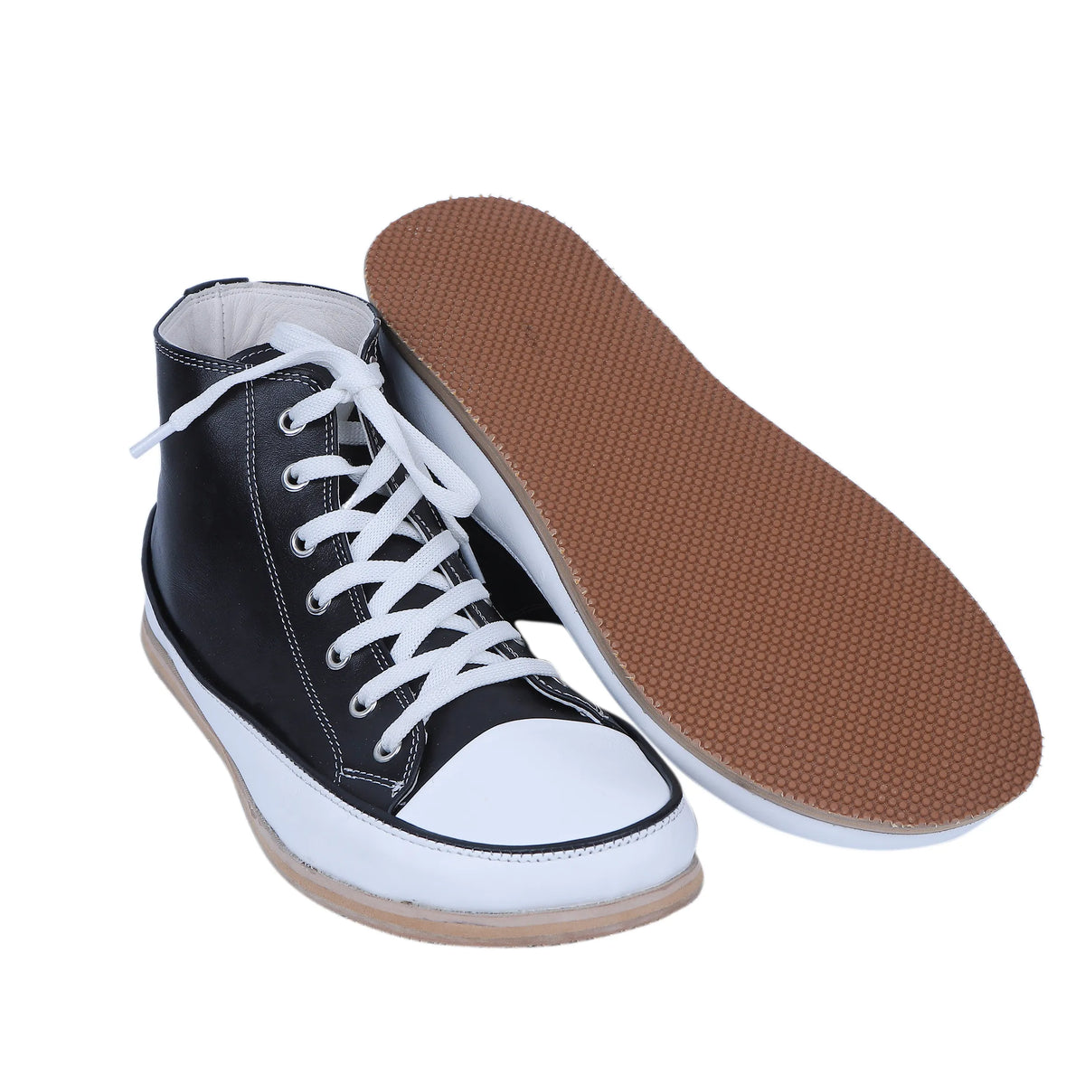 Smooth Barefoot Long Boots Converse Shoes – Eva Outsole – Black