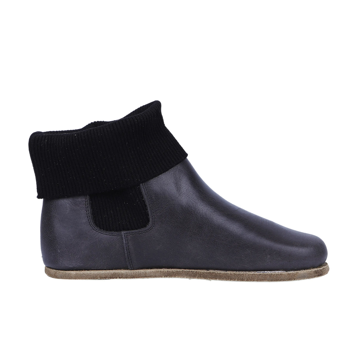 Crazy Barefoot Socks Chelsea Shoes – Classic Sole — Leather Sole – Black
