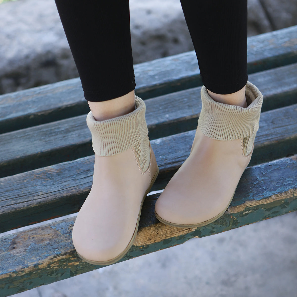 Crazy Barefoot Socks Chelsea Shoes – Classic Sole — Leather Sole – Undyed Crust