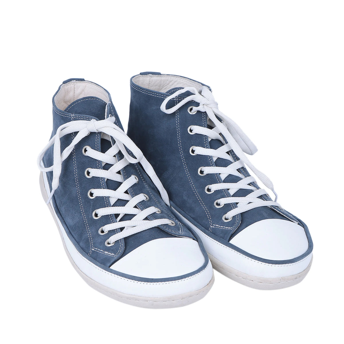 Nubuck Barefoot Long Boots Converse Shoes – 6mm Rubber Sole – Jeans