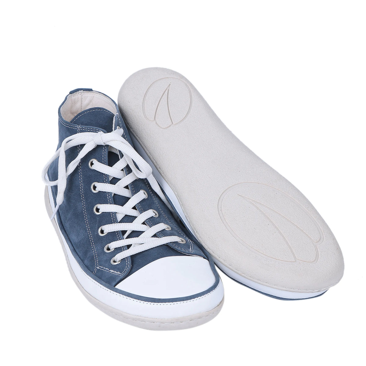 Nubuck Barefoot Long Boots Converse Shoes – 6mm Rubber Sole – Jeans