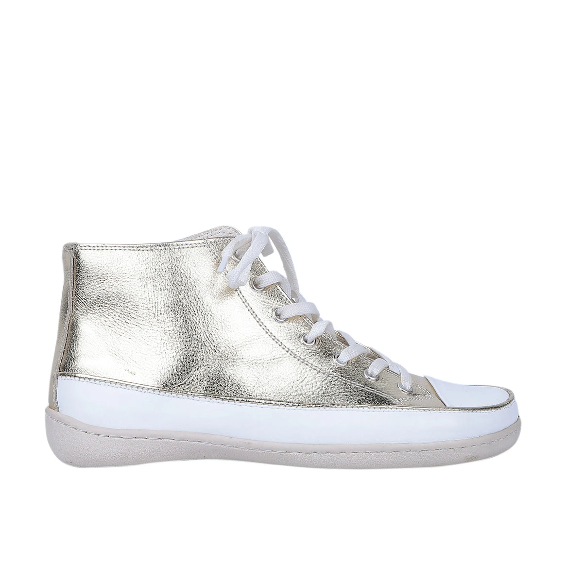 Bright Barefoot Long Boots Converse Shoes – 6mm Rubber Sole – Gold