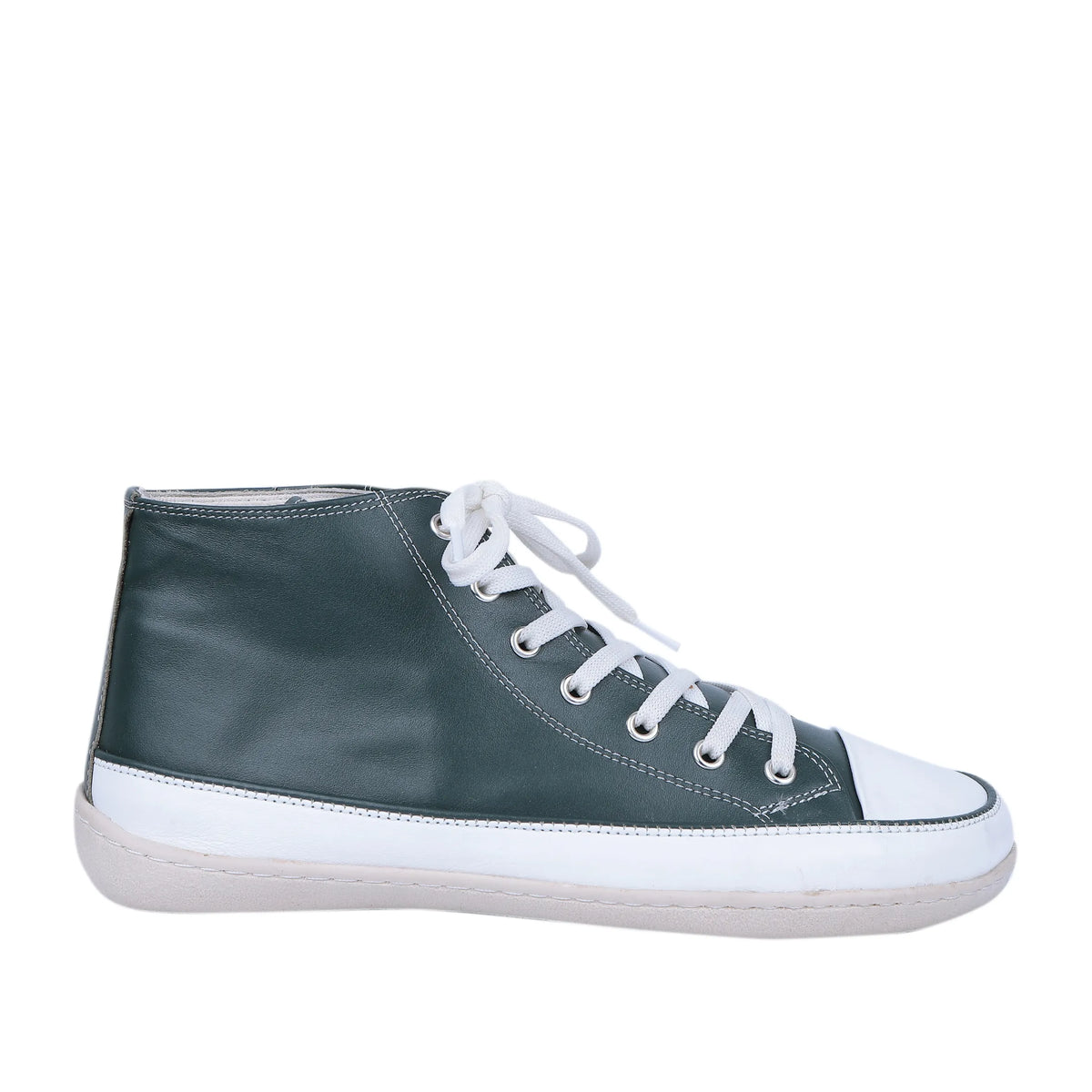 Smooth Barefoot Long Boots Converse Shoes – 6mm Rubber Sole – Green