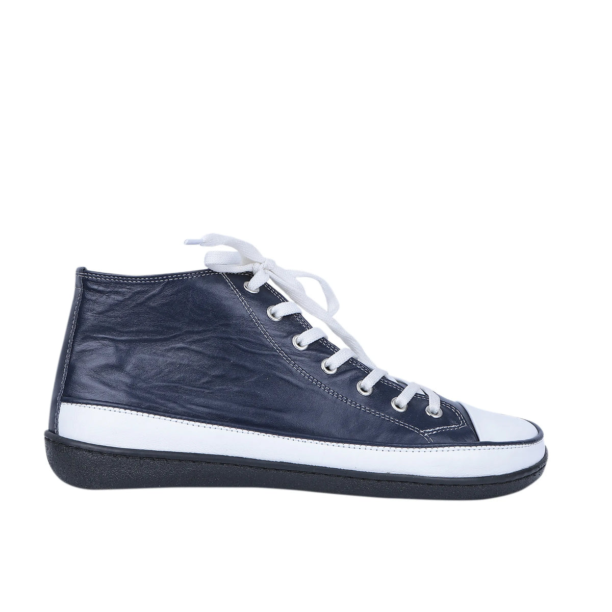 Smooth Barefoot Long Boots Converse Shoes – 6mm Rubber Sole – Navy Blue