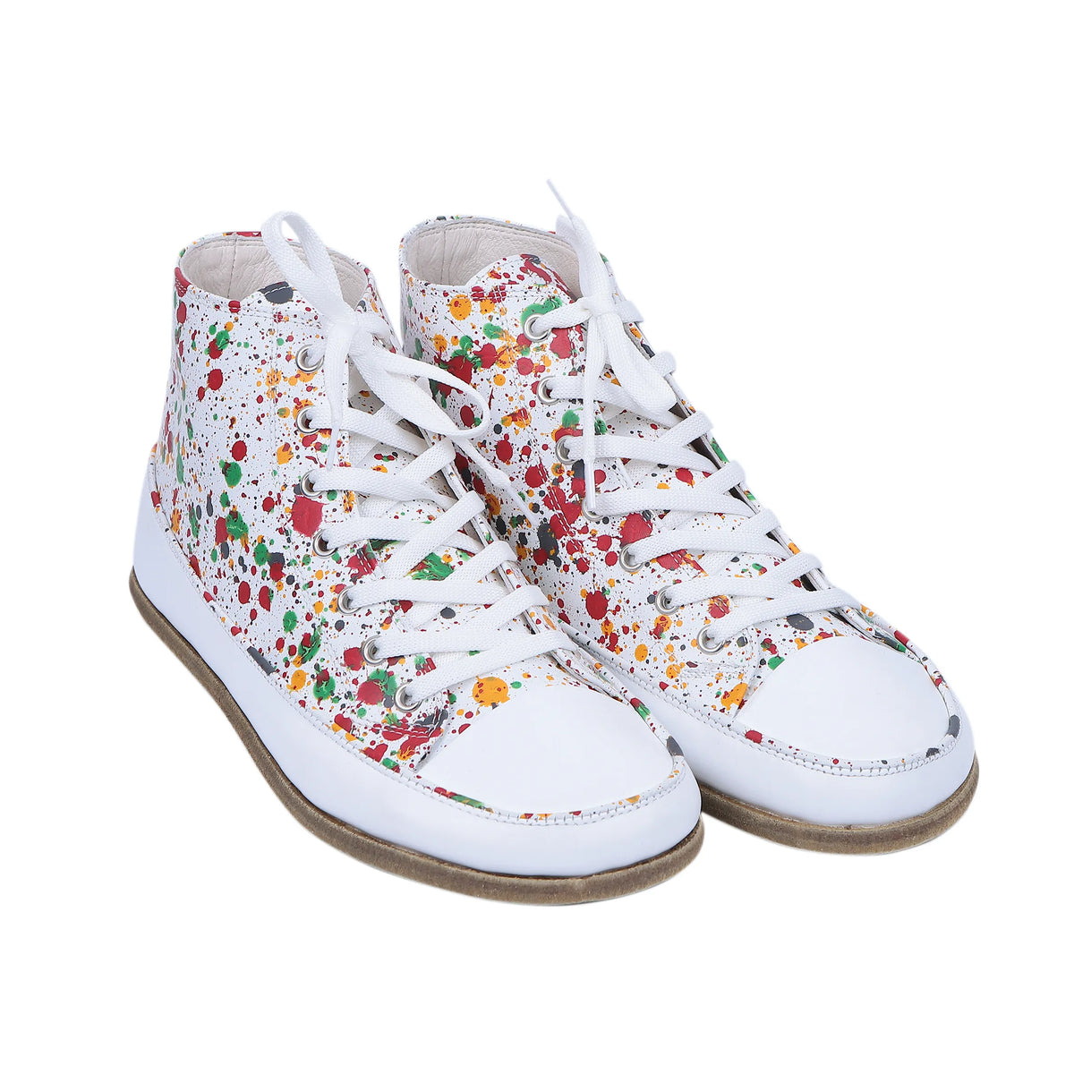 Splanter Barefoot Long Boots Converse Shoes – Classic Sole — Leather Sole – White