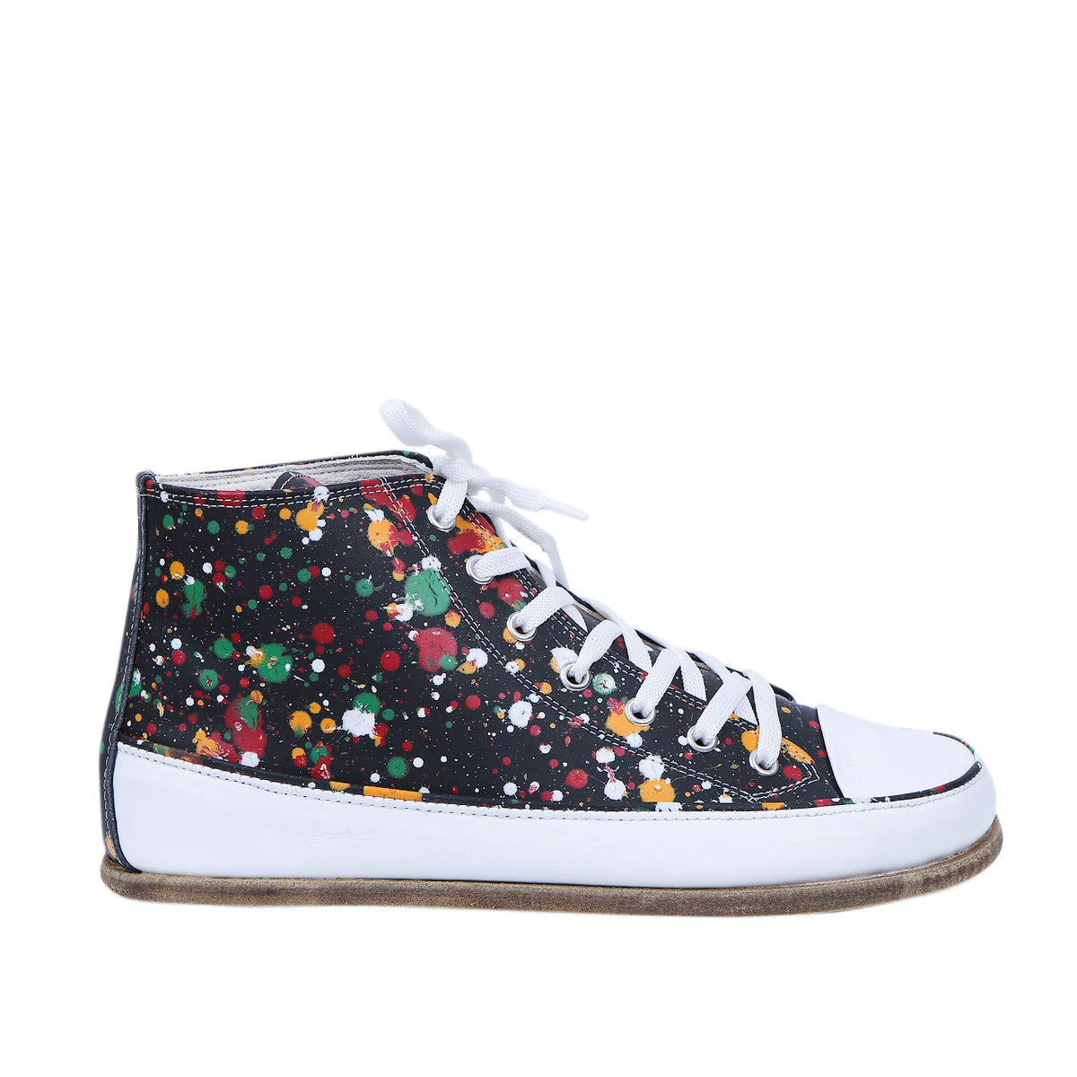 Splanter Barefoot Long Boots Converse Shoes – Classic Sole — Leather Sole – Black