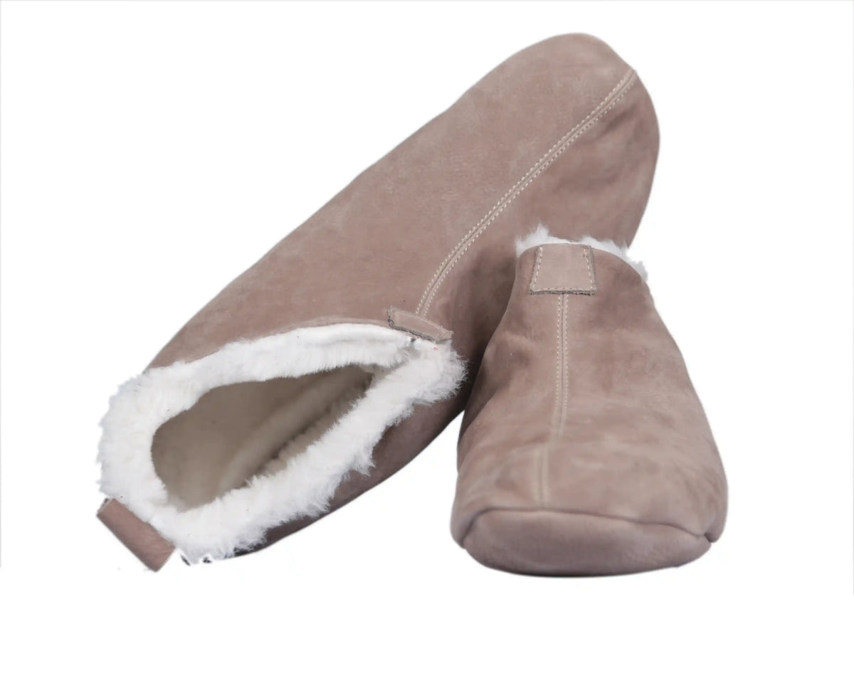 Nubuck Barefoot Home Slippers Sandals Shoes – Smoked