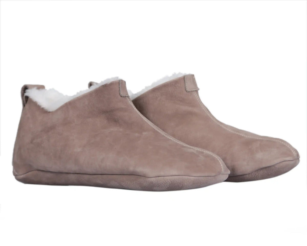 Nubuck Barefoot Home Slippers Sandals Shoes – Smoked