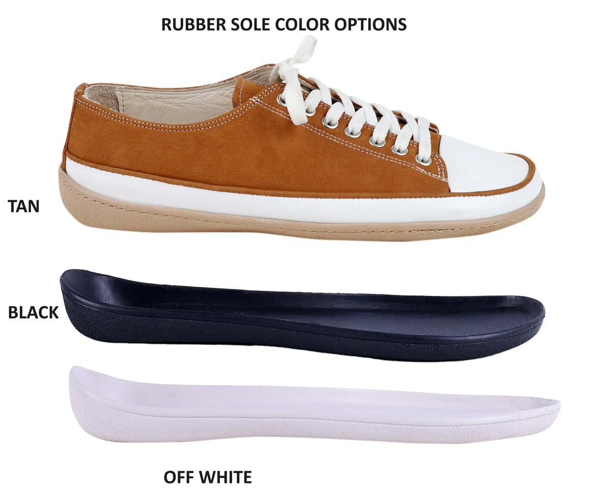 Nubuck Barefoot Converse Shoes – 6mm Rubber Sole – Gray