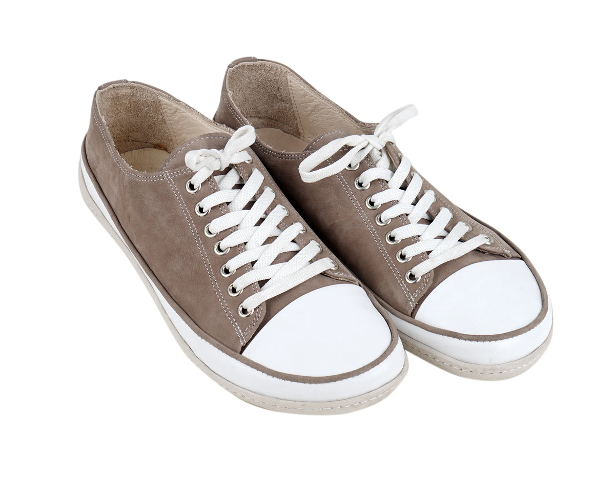 Nubuck Barefoot Converse Shoes – 6mm Rubber Sole – Smoked