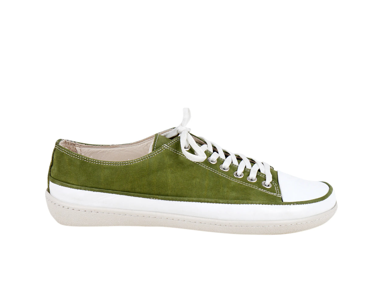 Nubuck Barefoot Converse Shoes – 6mm Rubber Sole – Green