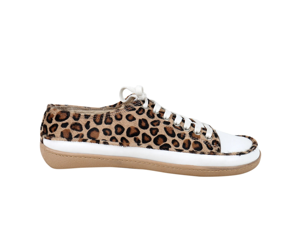 Hair Barefoot Converse Shoes – 6mm Rubber Sole – Leopard
