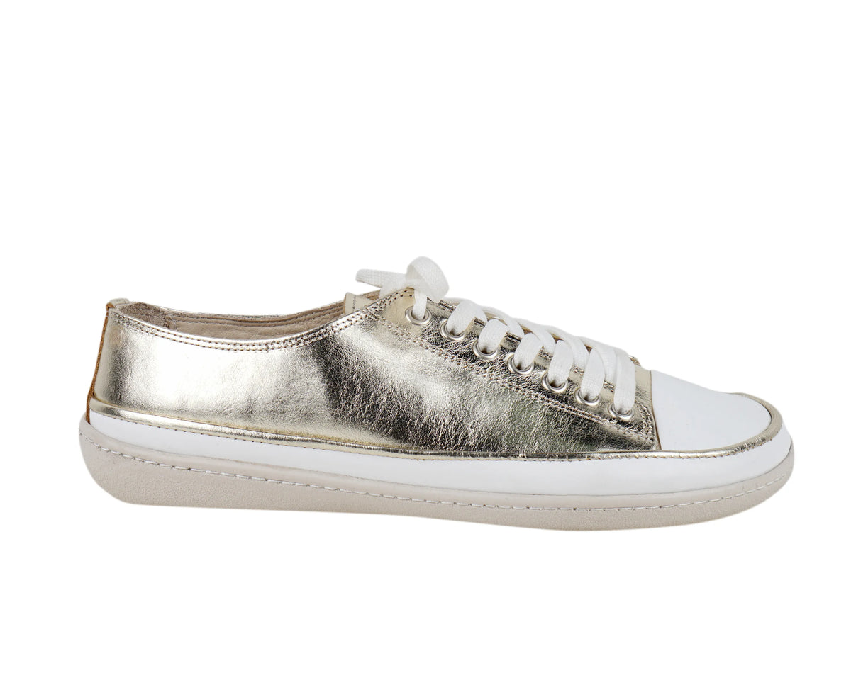 Bright Barefoot Converse Shoes – 6mm Rubber Sole – Gold