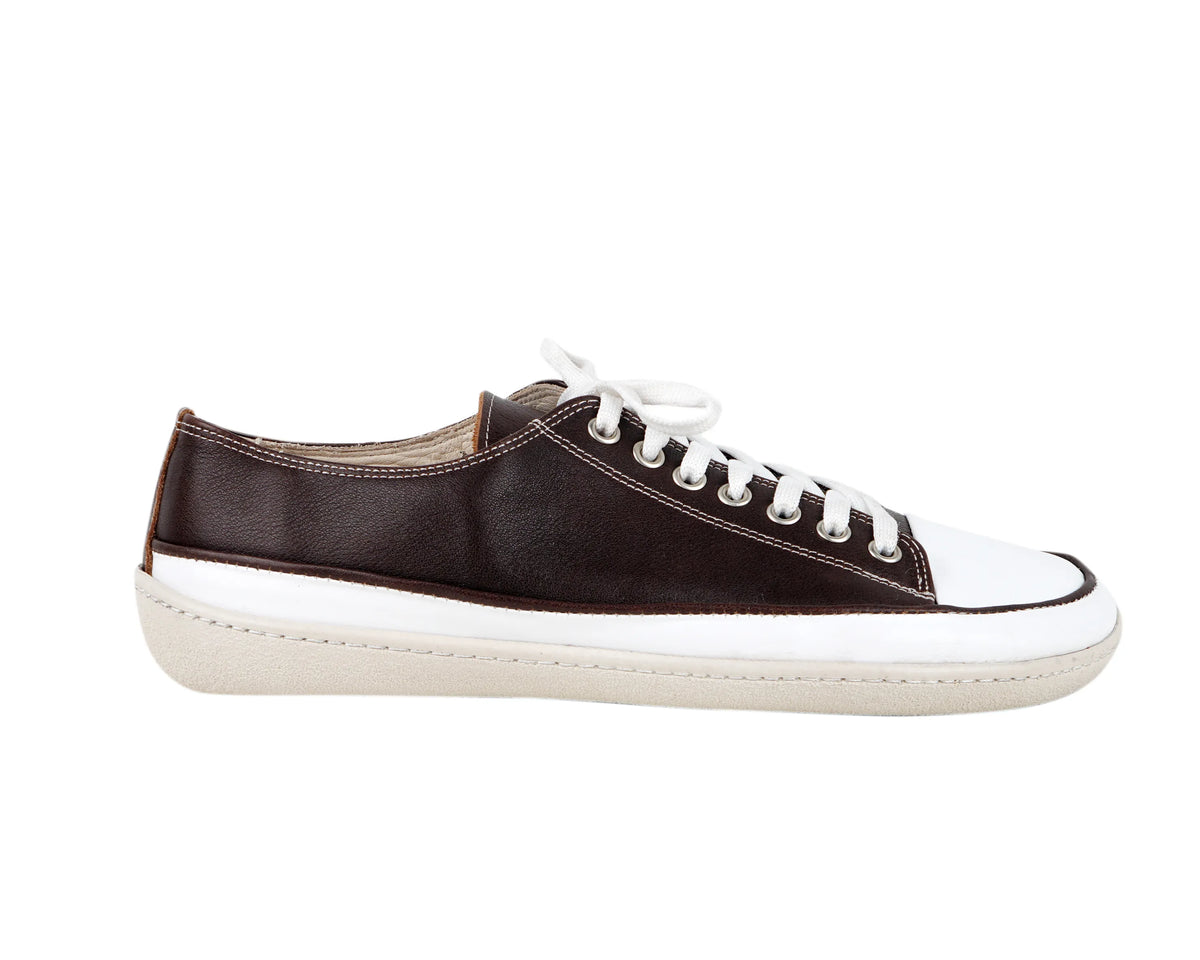 Smooth Barefoot Converse Shoes – 6mm Rubber Sole – Dark Brown