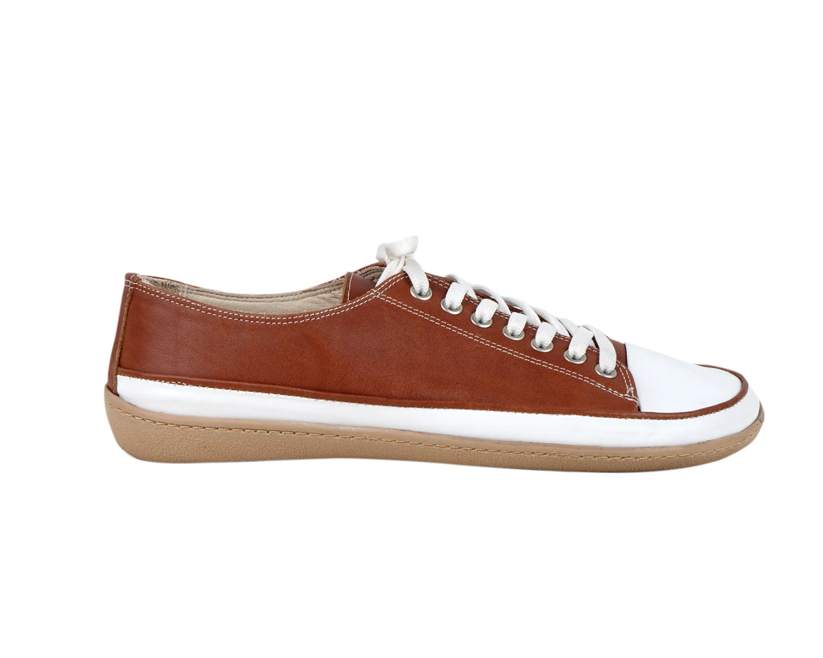 Smooth Barefoot Converse Shoes – 6mm Rubber Sole – Brown