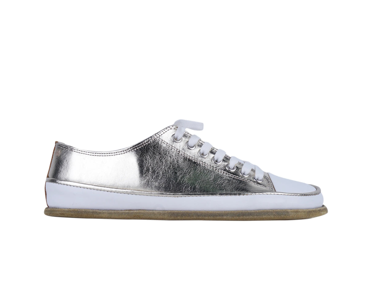 Bright Barefoot Converse Shoes – Classic Sole — Leather Sole – Gold