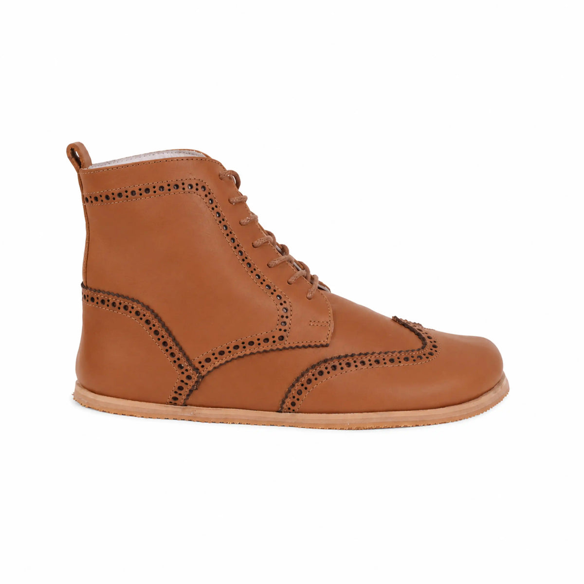 Smooth Barefoot Moccasin Boots Shoes – Eva Outsole – Tan