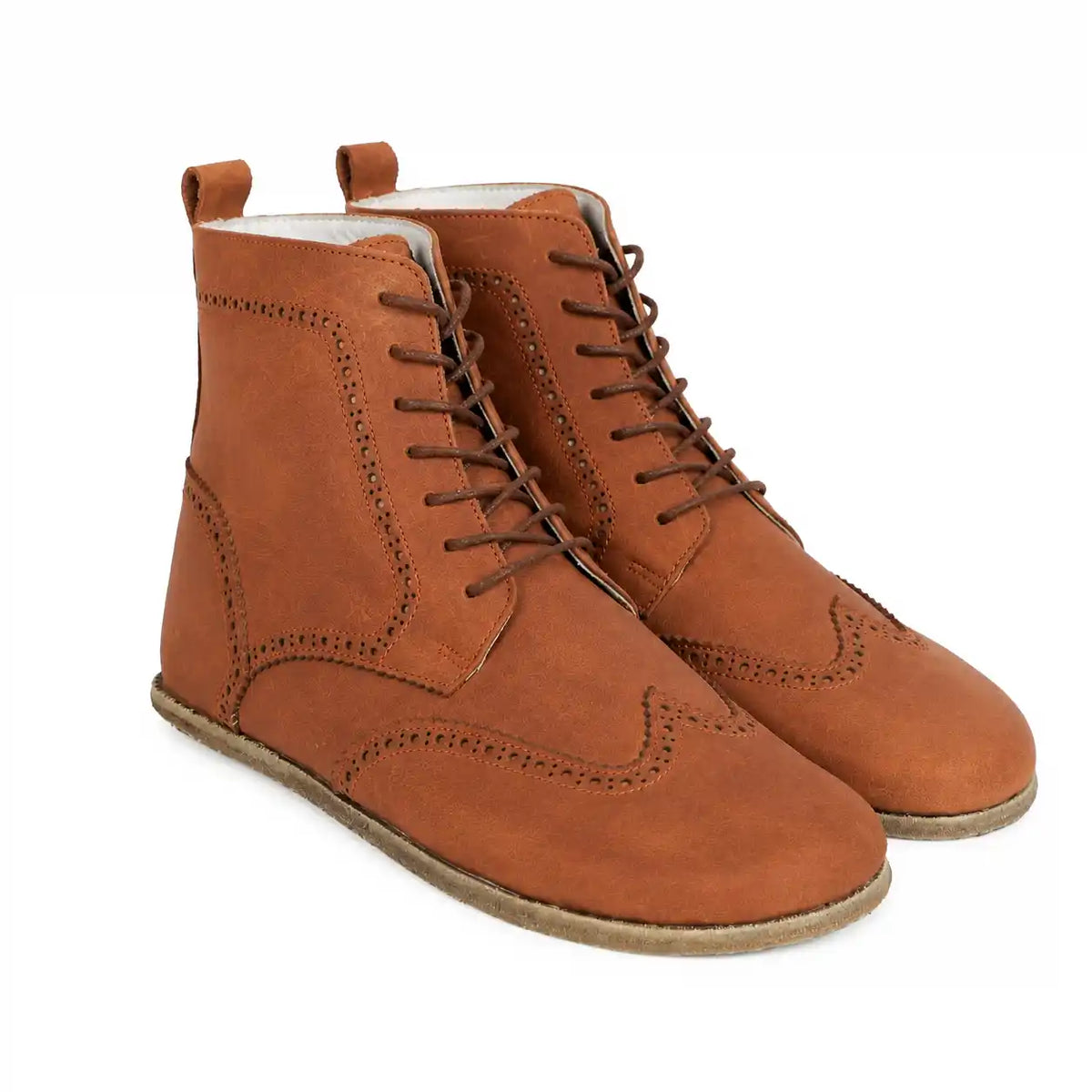 Crazy Barefoot Moccasin Boots Shoes – Classic Sole — Leather Sole – Honey Camel
