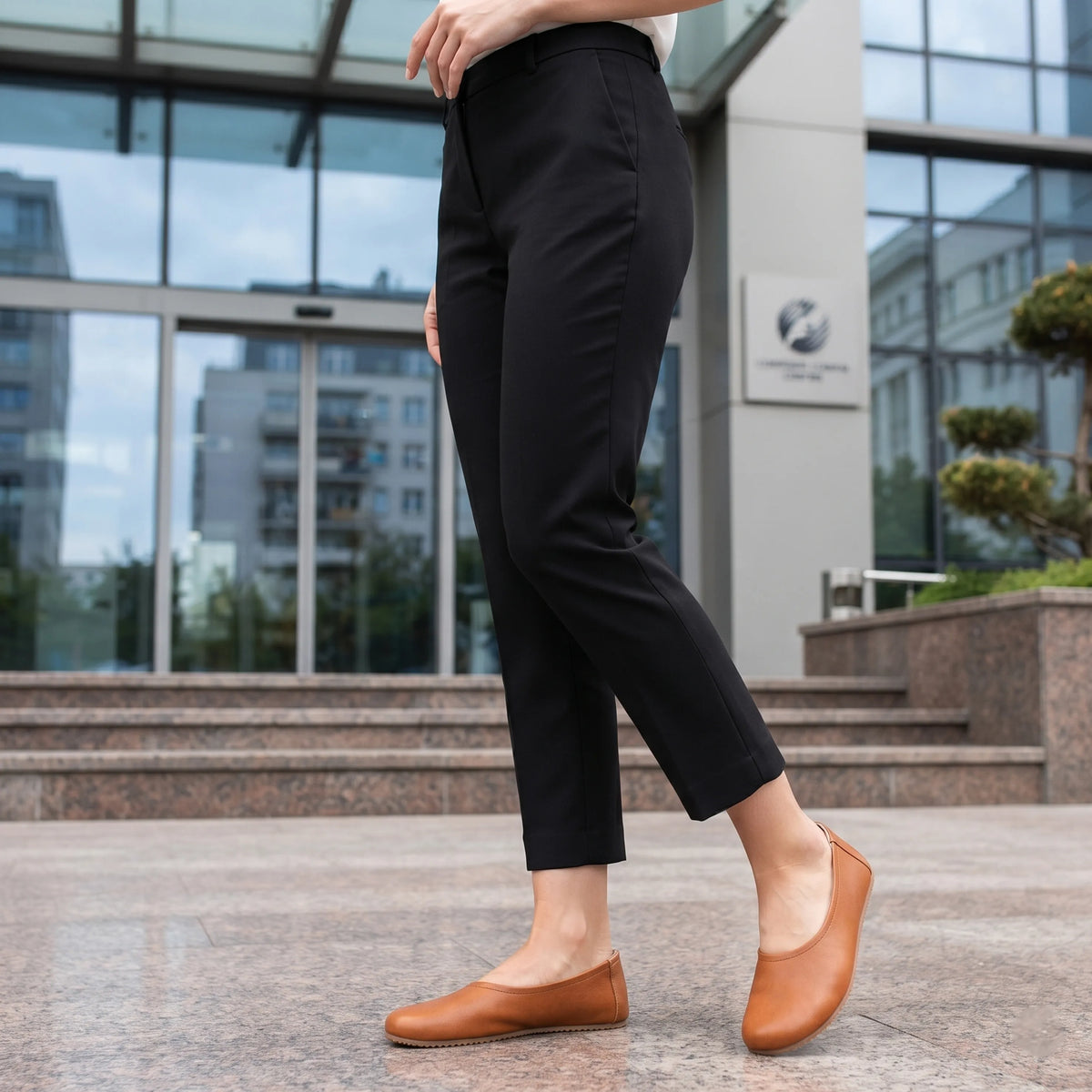 Crazy Barefoot Ballet Shoes – Rubber Sole – Honey Camel