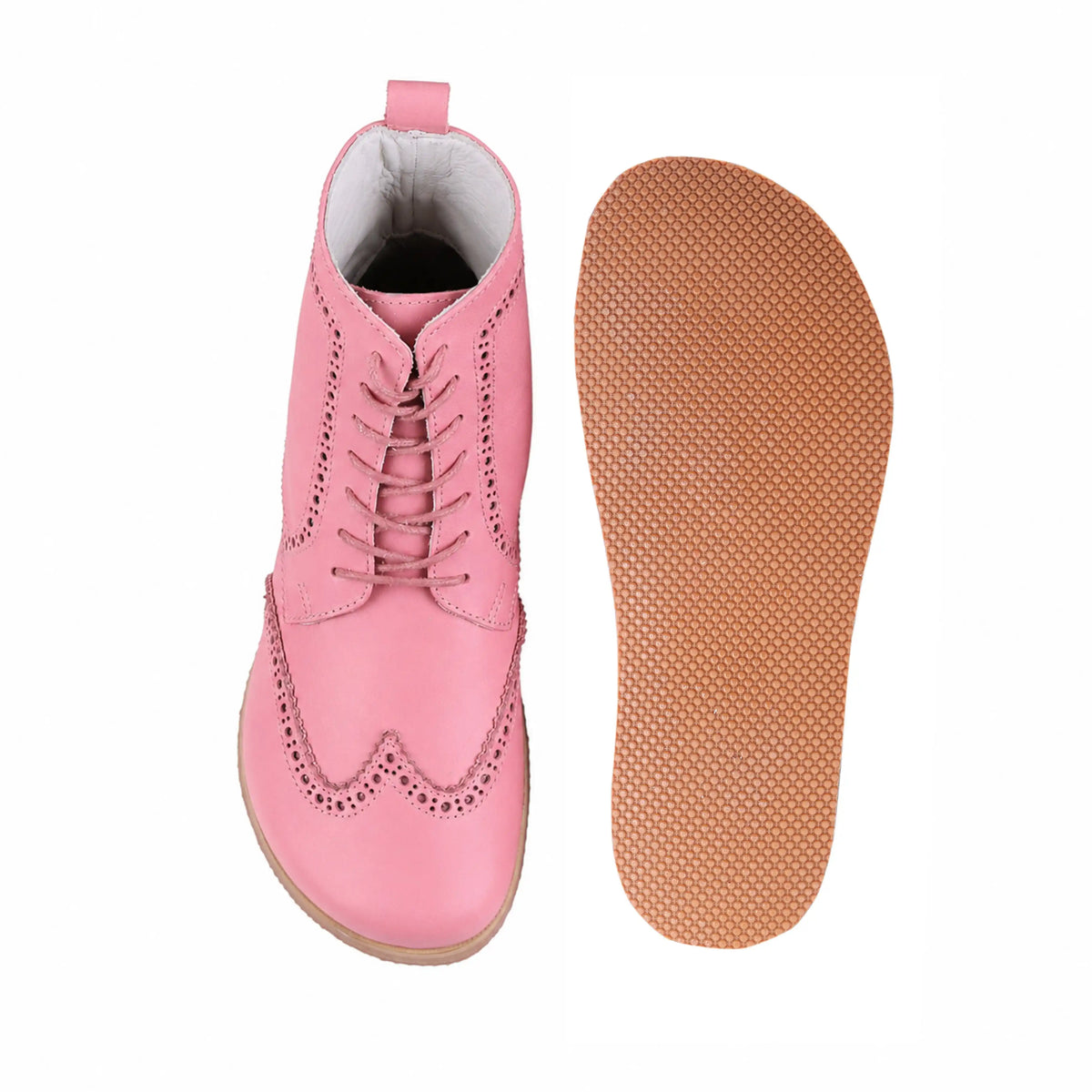 Smooth Barefoot Moccasin Boots Shoes – Eva Outsole – Pink