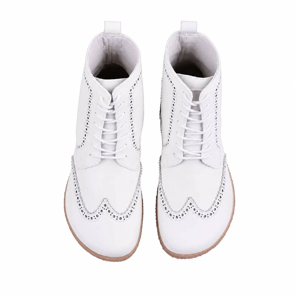 Smooth Barefoot Moccasin Boots Shoes – Eva Outsole – White
