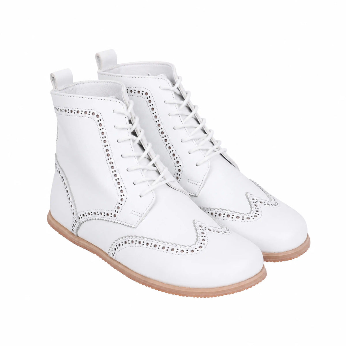 Smooth Barefoot Moccasin Boots Shoes – Eva Outsole – White