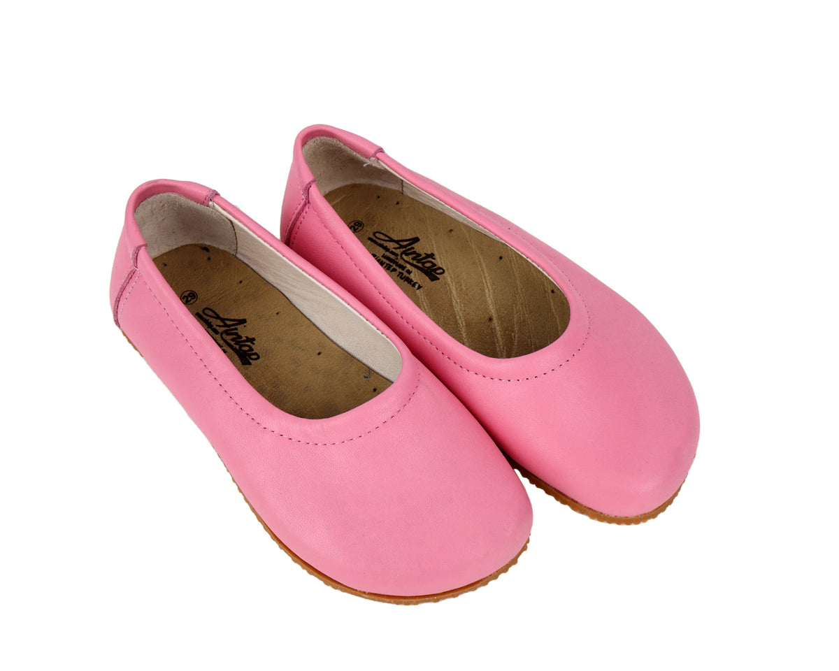 Smooth Barefoot Ballet Shoes – Rubber Sole – Pink