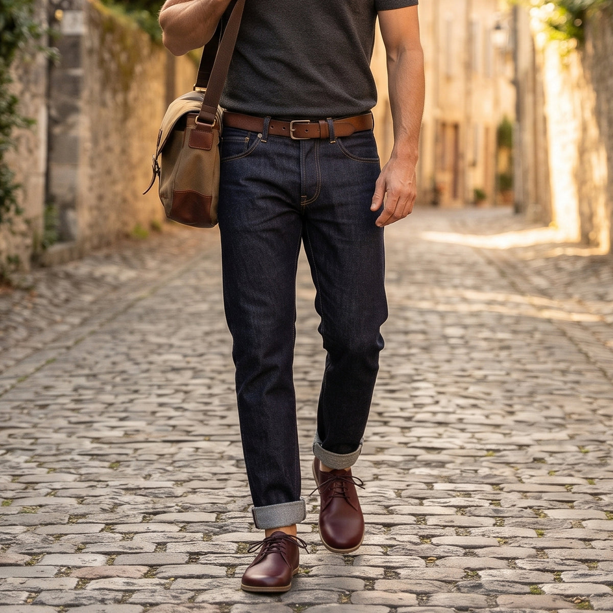 Smooth Barefoot Oxford Shoes – Classic Sole — Leather Sole – Burgundy