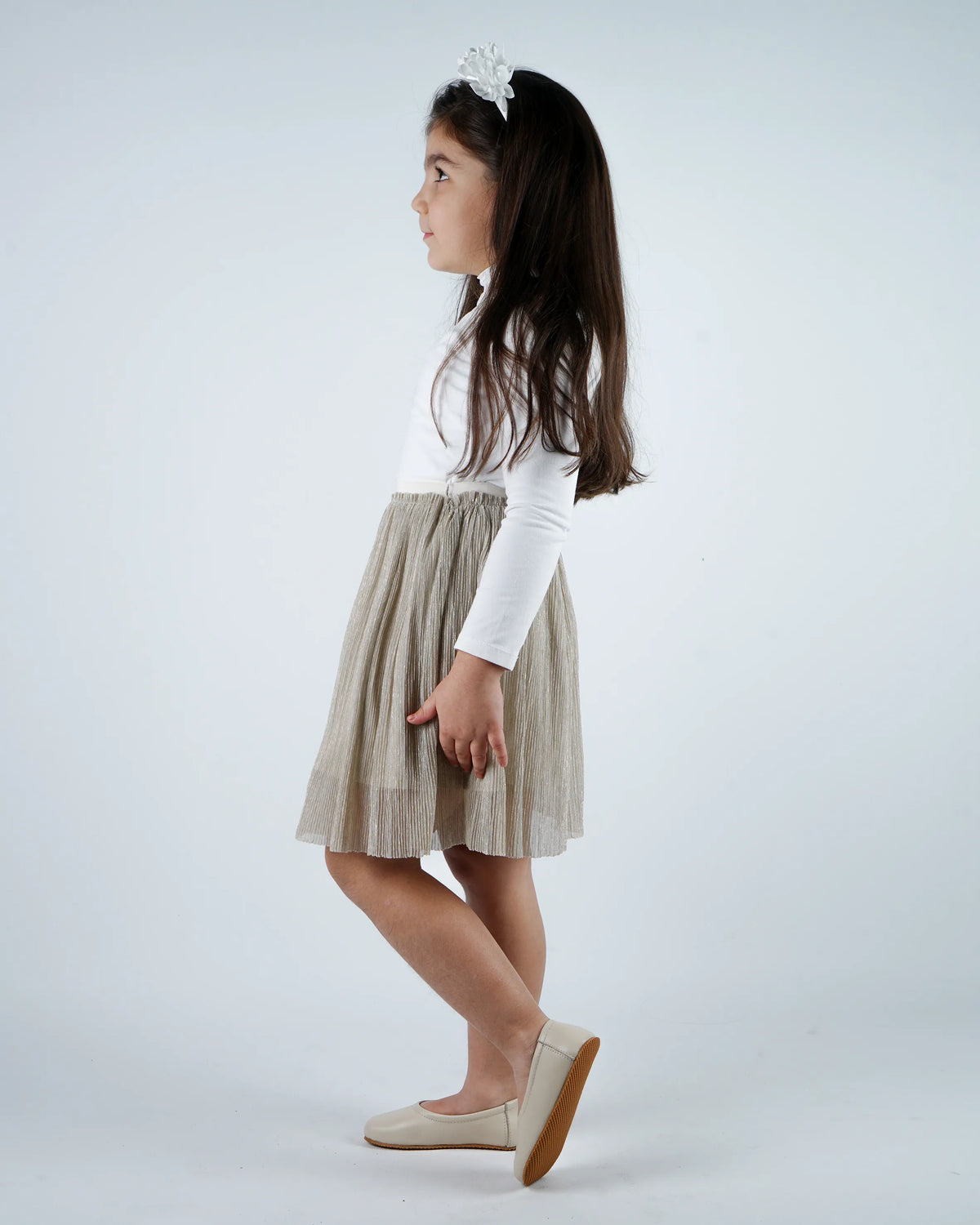 Smooth Barefoot Ballet Shoes – Rubber Sole – Cream