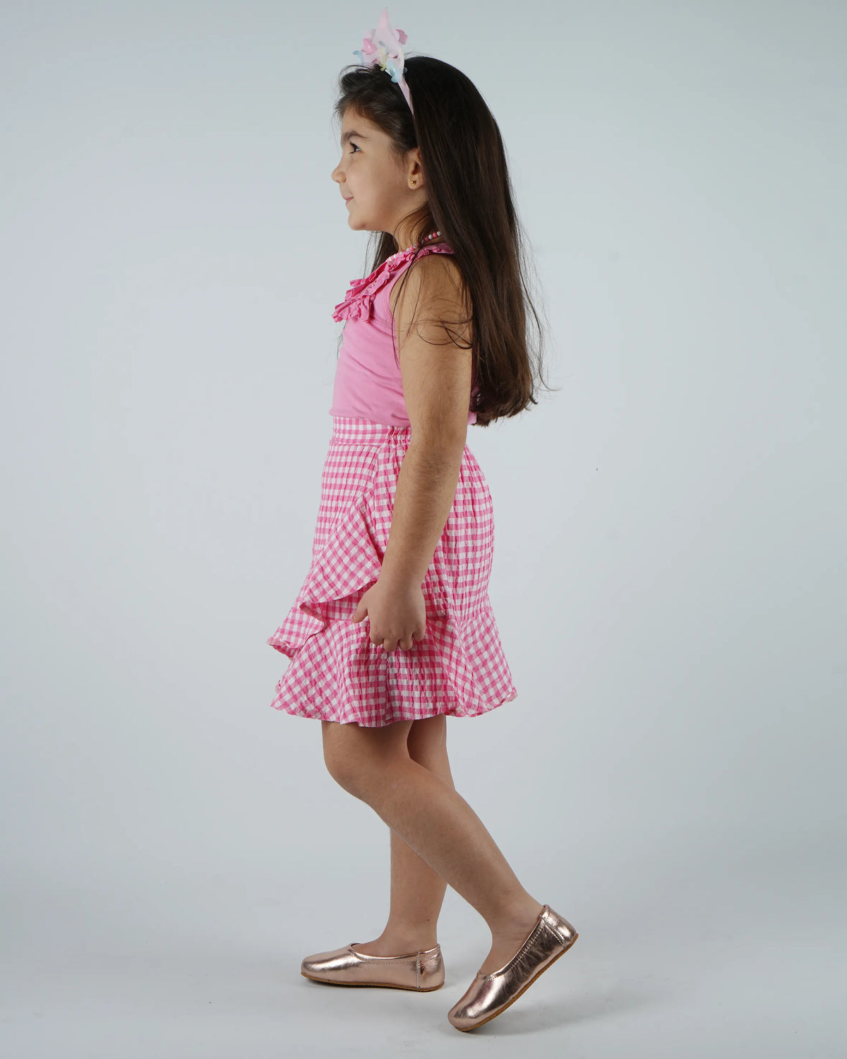 Bright Barefoot Ballet Shoes – Rubber Sole – Rose Gold