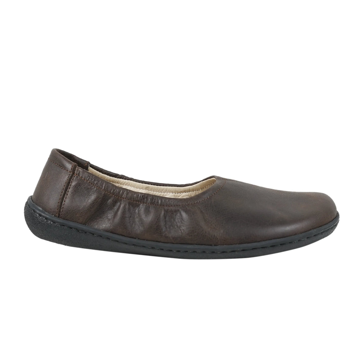 Crazy Barefoot Ballet Shoes – 6 mm Rubber Sole – Dark Brown