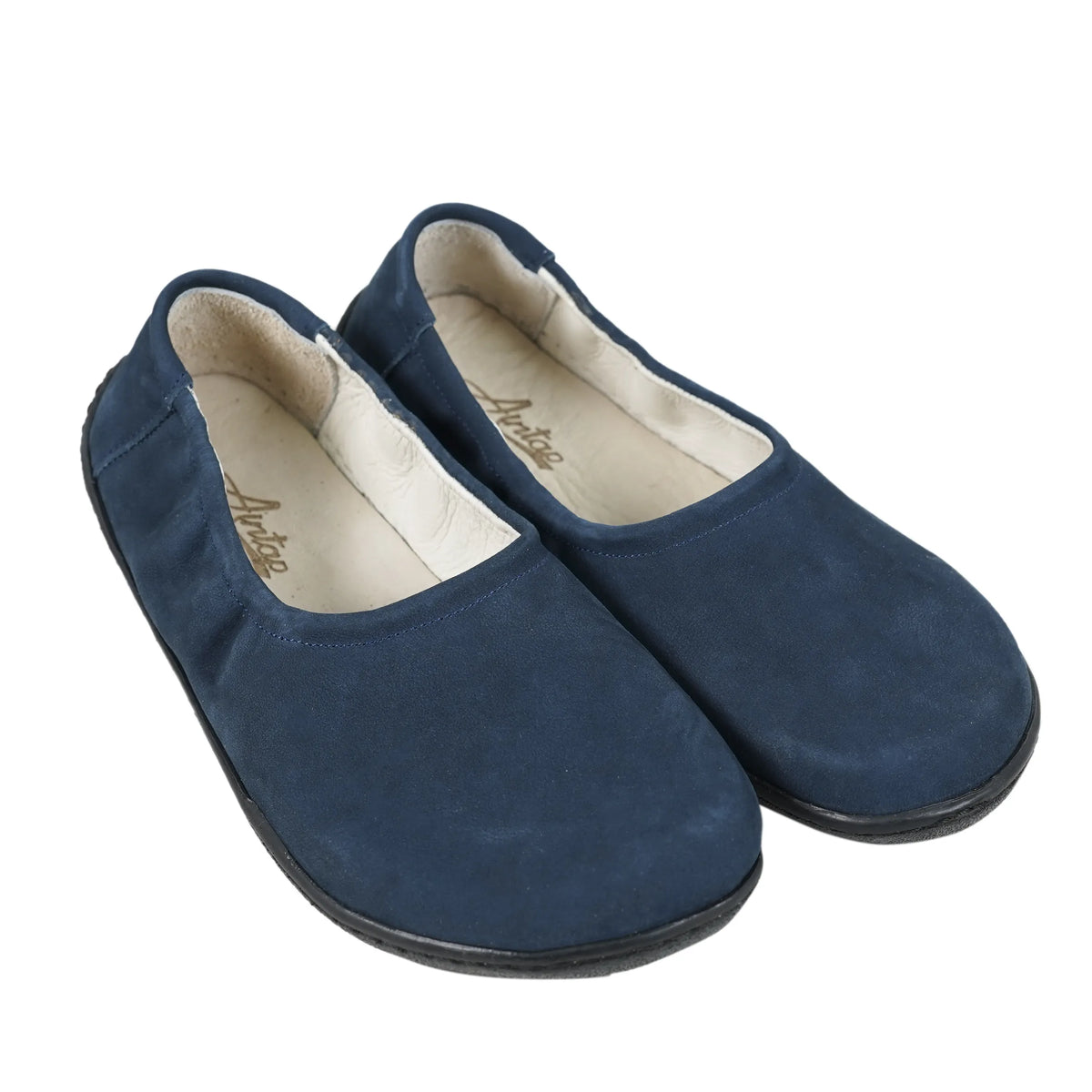 Nubuck Barefoot Ballet Shoes – 6 mm Rubber Sole – Jeans