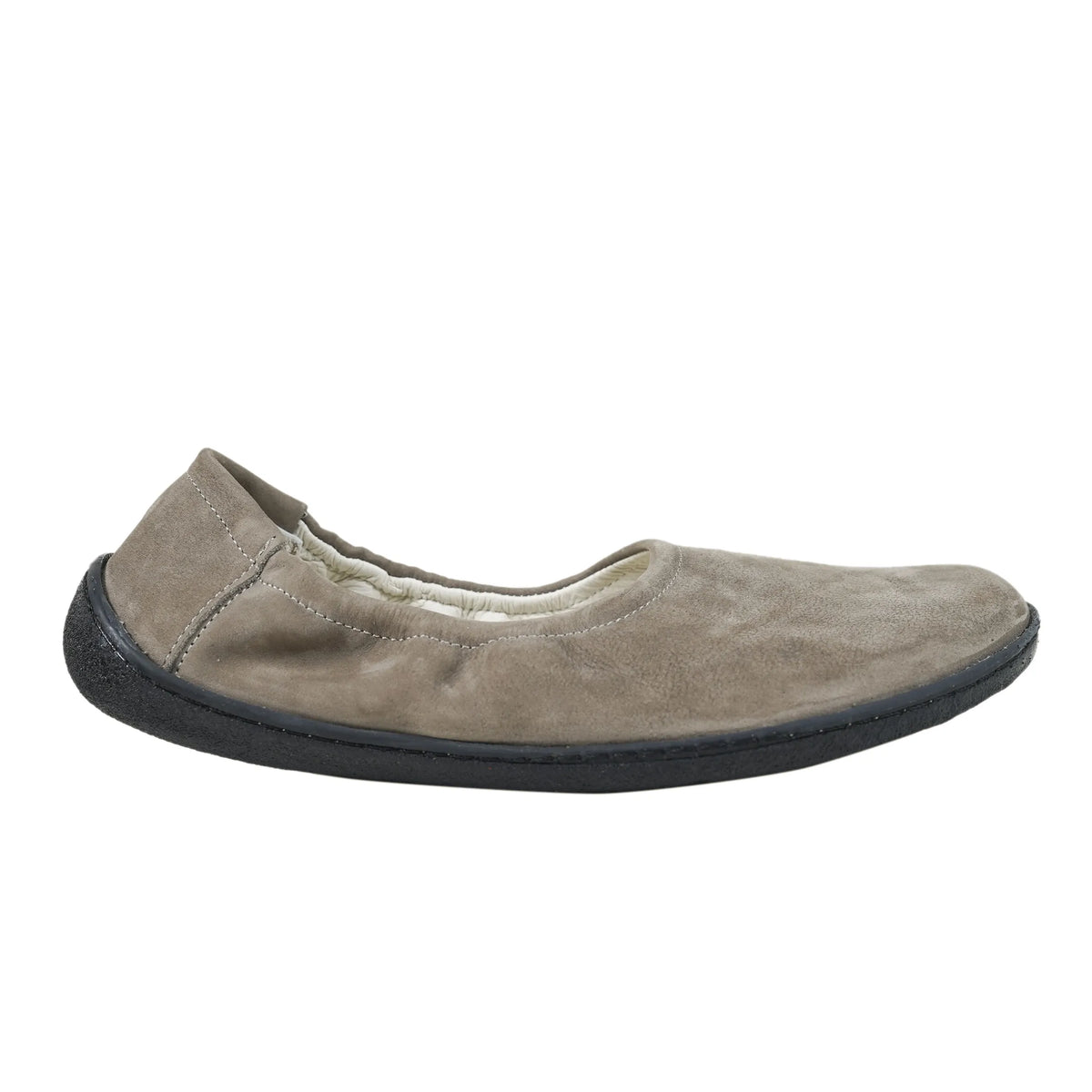 Nubuck Barefoot Ballet Shoes – 6 mm Rubber Sole – Smoked