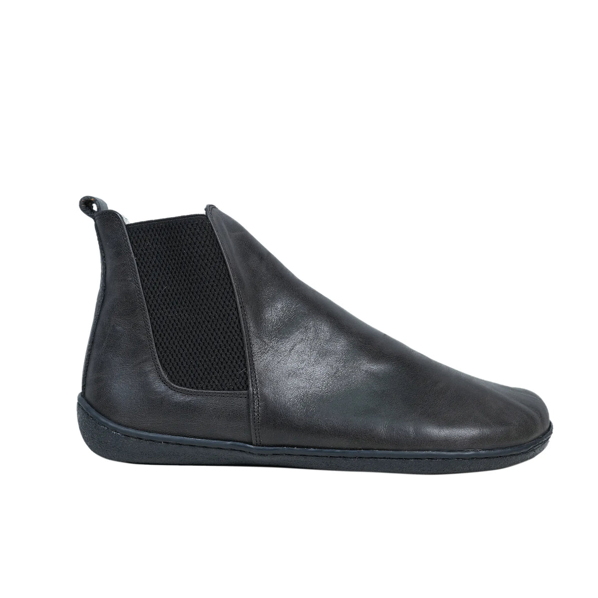 Crazy Barefoot Ankle Boots Shoes – 6mm Rubber Sole – Black